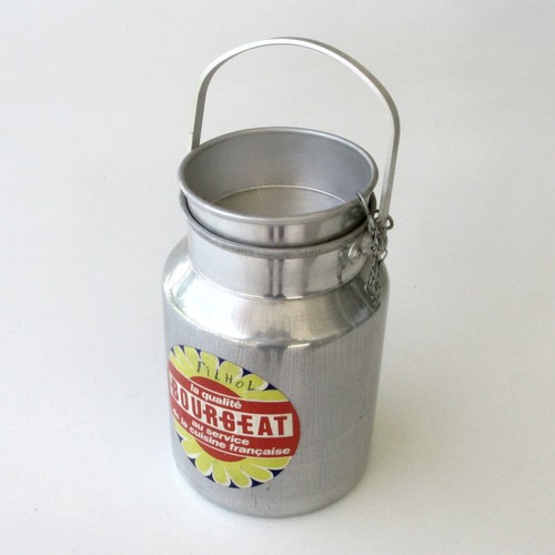 Pot lait bidon aluminium 2 - lait,
