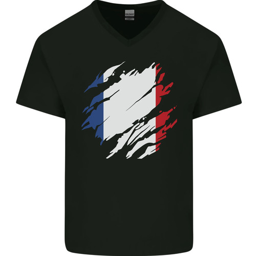Shirt coton cou - v-cou, pour
