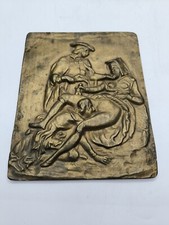 Bas Relief Herotique En Bronze