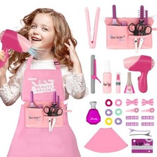 deAO Kit de Coiffure pour Enfants avec Sac de Coiffure, Sèche-Cheveux, Miroir...
