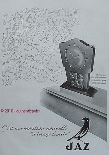 Publicite jaz pendule - publicite,