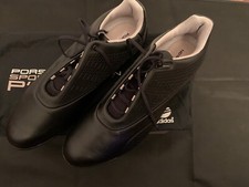 Chaussures Rares Porsche Design, Cuir Veritable, Couleur Noir, Discontinued NEW