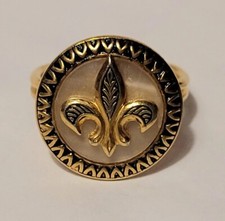 BIJOU VINTAGE BAGUE T52 OR DE