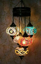 Lustre plafonnier suspendu en