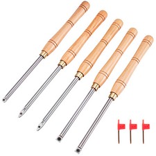 VEVOR Indexable Carbure Outils de Tours 5 PCS Porte-Outil de Tournage Portable