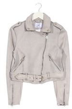 BERSHKA Veste en cuir