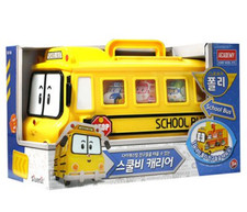 Academy Robocar POLI SCHOOL B-BI CARRIER Stockage Friends Bus Voiture Jouet...