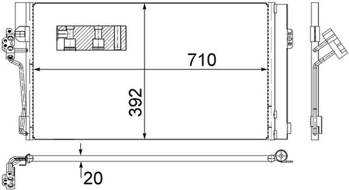 Mahle 762 000s condenser - ac,