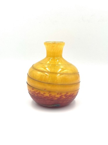 Vase verre marmoréen - verre, f