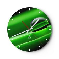 Horloge murale en verre