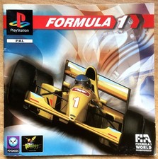 FORMULA 1 - NOTICE 100% ORIGINALE SONY PS1 PAL FRANÇAIS Booklet Anleitung - ONE