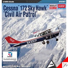 Academy 1/48 Cessna 172 SkyHawk « Civil Air Patrol » Plastic Model kit Toy #1...