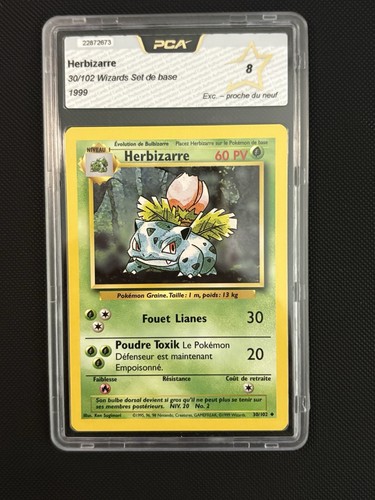 Carte pokémon herbizarre - carte,