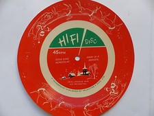 Disque souple carton JACK LAROQUE Good king wenceslas HI FI DISC