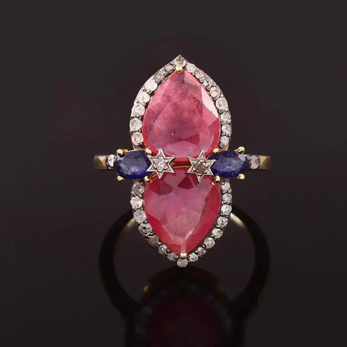 Bague éclat rubis - bague,