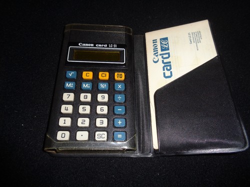 Calculatrice canon card 31 - calculatrice, lc-31