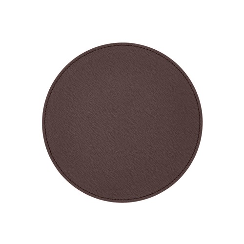 Tapis souris rond cuir - souris,