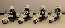PLAYMOBIL POLICE LOT 4 MOTOS