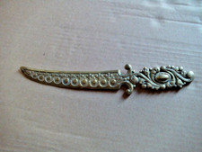 Ancien coupe papier laiton L