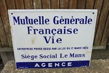 ANCIENNE PLAQUE EMAILLEE