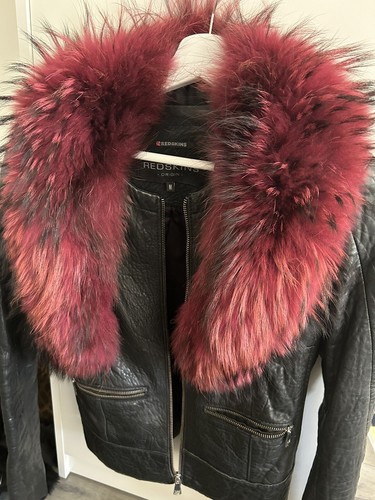 Veste cuir avec col - en,