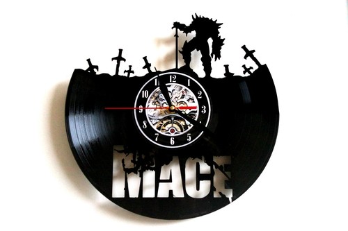 Horloge disque vinyle - , design