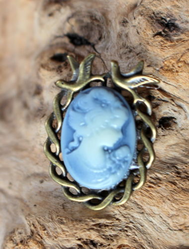 Pendentif bronze camee - pendentif,