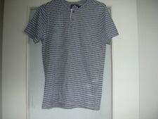 t-shirt rayé  gris et bleu "t-S"