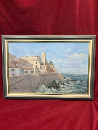 Tableau ancien paysage basque - ancien,
