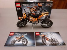 LEGO TECHNIC 42007 Moto cross complet + boite et notices montage