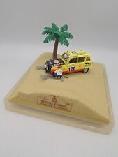 Norev - Renault 4 Sinpar - Diorama - Paris Dakar 1980 - Voiture Miniature 1/43