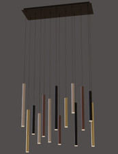 Lustre À LED Design Moderne Multicolore 14 Lumières MN-315