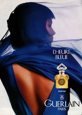 Publicité papier Parfum. Perfume ad. GUERLAIN L'Heure Bleue 1994