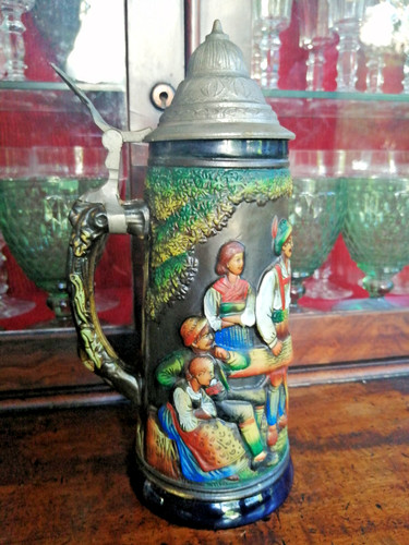 Grande chope bière - à,