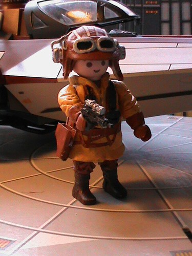 Playmobil custom pilote - playmobil,