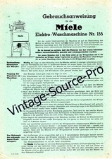 Mode d'emploi Miele lave-linge