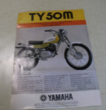 Prospectus Catalogue Brochure original motos yamaha TY 50M et chappy 50m