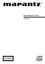 Manuel D'Utilisation Pour Marantz CD 5001