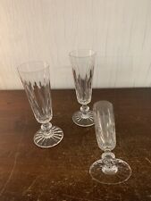 11 flûtes à champagne modèle Orléans cristal de Saint Louis (prix à la pièce)