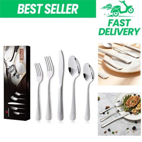 Set couverts inox - 30, pour