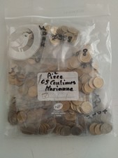 Lot Pieces 5 Centimes Marianne Bronze Aluminium