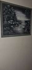 Tableau Haitien paysage de