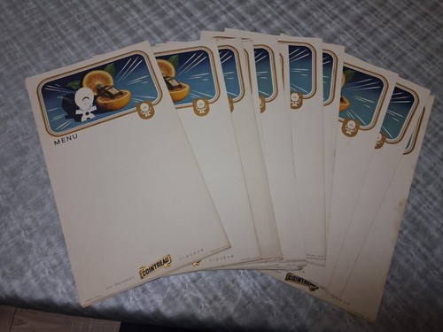 Anciens menus litho vierges - 15,