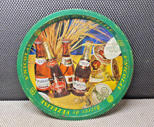 Ancien Plateau Métal Publicitaire Bières de Vezelise St Nicolas Lorraine Vintage