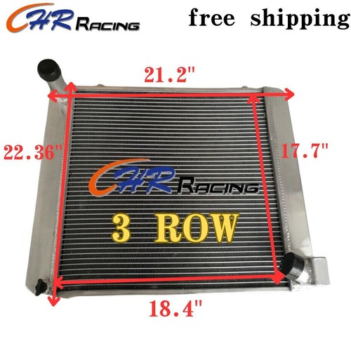 Rows aluminum radiator - aluminum, for
