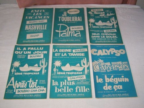 Anciennes partitions de - 6,