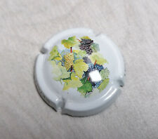  Capsule générique " Les cépages " blanche avec grappes et feuilles 