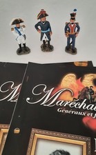 Lot De 3 Soldats En Plomb  HACHETTE Maréchaux D'empire N°165,166,167