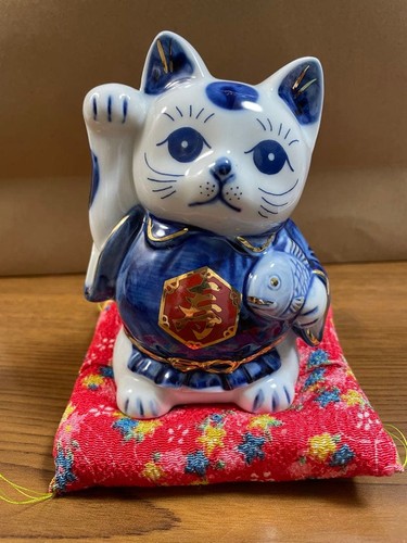 Maneki neko céramique avec - neko,