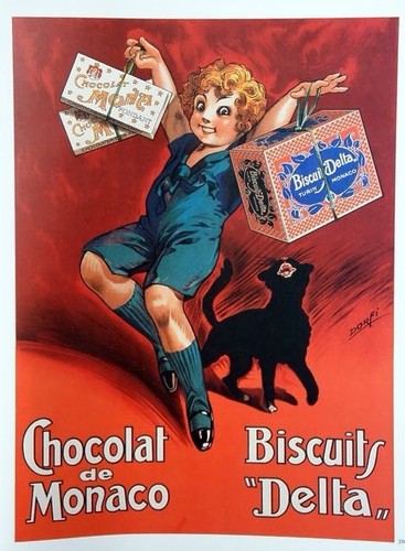 Affiche poster monaco della - ,